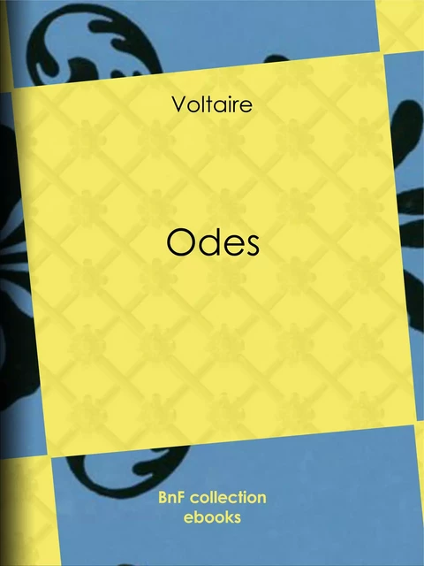 Odes - Voltaire Voltaire, Louis Moland - BnF collection ebooks