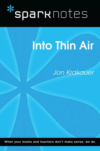 Into Thin Air (SparkNotes Literature Guide) -  SparkNotes - Spark