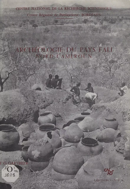 Archéologie du pays fali, Nord-Cameroun - Jean-Gabriel Gauthier - CNRS Éditions (réédition numérique FeniXX)