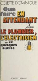 Que faire en attendant le plombier, l'électricien et... quelques autres