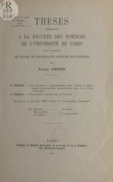 Les facteurs du comportement chez l'imago du doryphore (Leptinotarsa decemlineata Sat,. Col. Chrysomelidae). Suivi de Propositions données par la Faculté