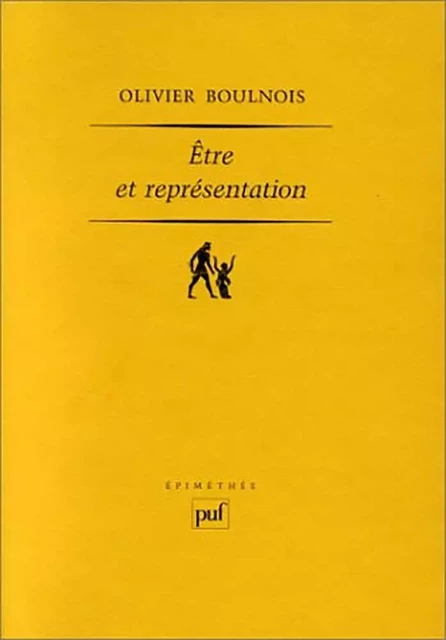 Être et représentation - Olivier Boulnois - Humensis