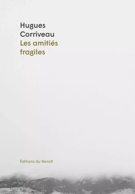 Les amitiés fragiles - Hugues Corriveau - Éditions du Noroît