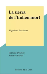 La sierra de l'Indien mort