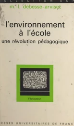 L'environnement à l'école