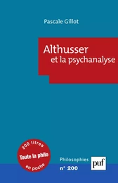 Althusser et la psychanalyse