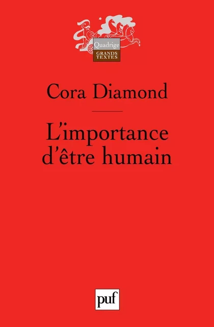 L'importance d'être humain - Cora Diamond - Humensis