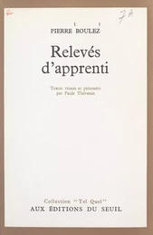 Relevés d'apprenti