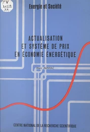 Actualisation et système de prix en économie énergétique