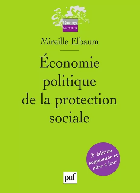 Économie politique de la protection sociale - Mireille Elbaum - Humensis