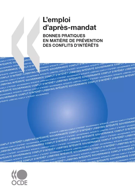 L'emploi d'après mandat -  Collectif - OECD