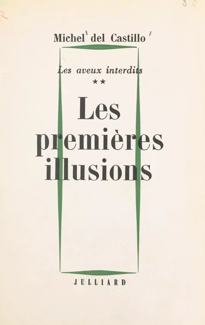 Les aveux interdits (2) - Michel del Castillo - (Julliard) réédition numérique FeniXX