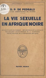 La vie sexuelle en Afrique noire