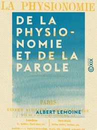 De la physionomie et de la parole