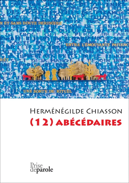 (12) abécédaires - Herménégilde Chiasson - Éditions Prise de parole