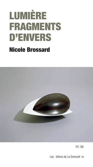 Lumière fragments d’envers - Nicole Brossard - Éditions De La Grenouillère Inc.