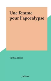 Une femme pour l'apocalypse