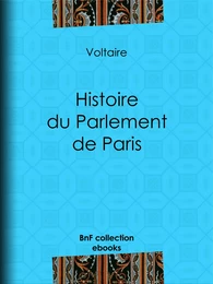 Histoire du Parlement de Paris