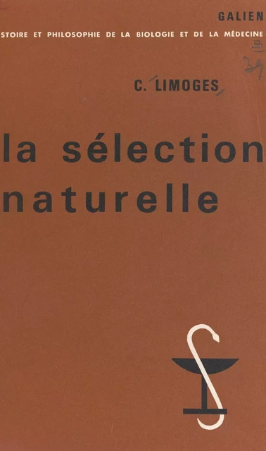 La sélection naturelle - Camille Limoges - (Presses universitaires de France) réédition numérique FeniXX