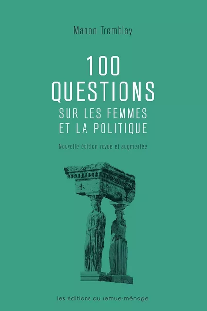 100 questions sur les femmes et la politique - Manon Tremblay - Éditions du remue-ménage