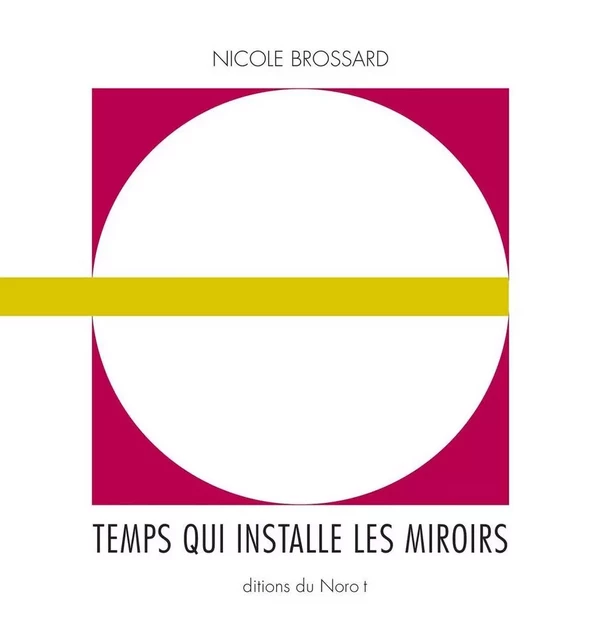 Temps qui installe les miroirs - Nicole Brossard - Éditions du Noroît