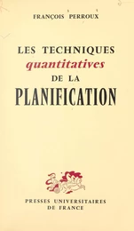 Les techniques quantitatives de la planification