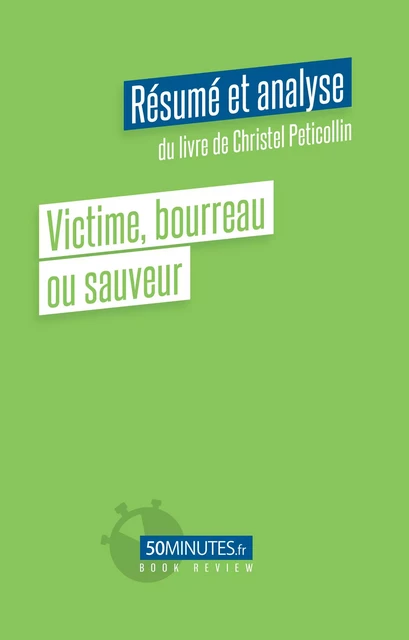 Victime, bourreau ou sauveur (Résumé et analyse du livre de Christel Peticollin) - Siham Delatte - 50Minutes.fr