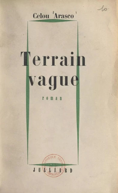 Terrain vague - Celou Arasco - (Julliard) réédition numérique FeniXX