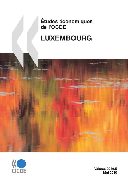 Études économiques de l'OCDE : Luxembourg 2010 -  Collectif - OECD