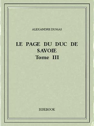 Le page du duc de Savoie III