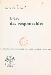 L'ère des responsables