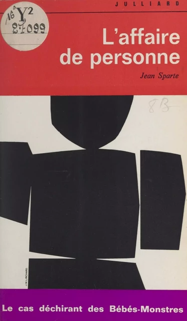 L'affaire de personne - Jean Sparte - (Julliard) réédition numérique FeniXX