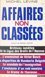 Affaires non classées