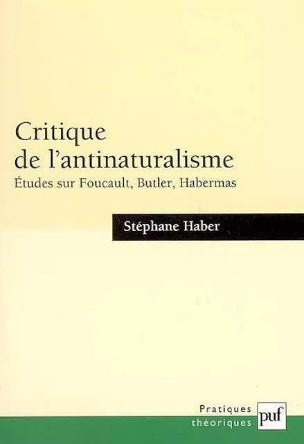 Critique de l'antinaturalisme - Stéphane Haber - Humensis