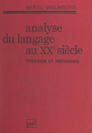 Analyse du langage au XXe siècle