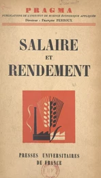 Salaire et rendement