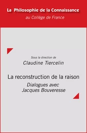 La reconstruction de la raison