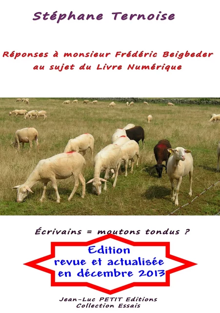 Réponses à monsieur Frédéric Beigbeder au sujet du Livre Numérique - Stéphane Ternoise - Jean-Luc PETIT Editions