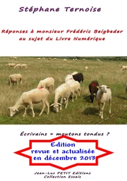 Réponses à monsieur Frédéric Beigbeder au sujet du Livre Numérique