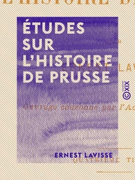 Études sur l'histoire de Prusse