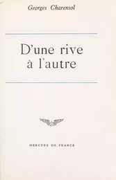 D'une rive à l'autre