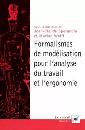 Formalismes de modélisation pour l'analyse du travail et l'ergonomie