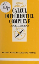 Calcul différentiel complexe