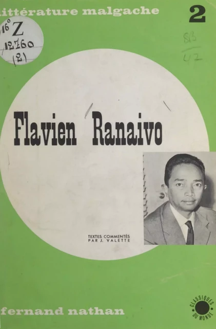 Flavien Ranaivo - Flavien Ranaivo - (Nathan) réédition numérique FeniXX