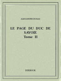 Le page du duc de Savoie II