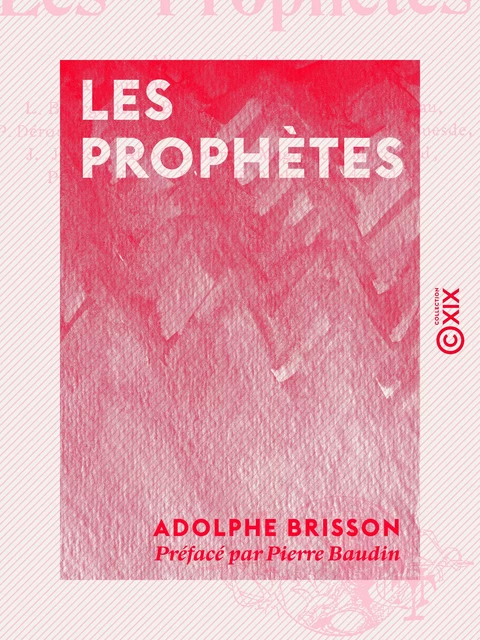 Les Prophètes - Adolphe Brisson - Collection XIX