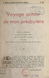 Voyage autour de mon presbytère