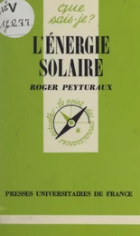 L'énergie solaire