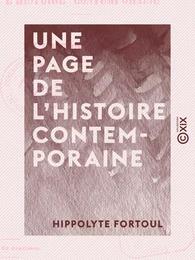 Une page de l'histoire contemporaine - La révision de la constitution