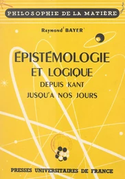 Épistémologie et logique